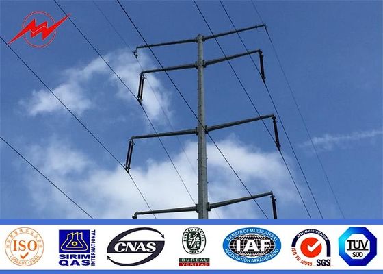 High voltage multisided electrical power pole for electrical transmission