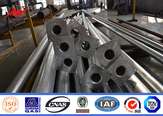 6m Dual Outreach Eco Powder Coating Outside Driveway Light Pole 160km/h Wind Speed