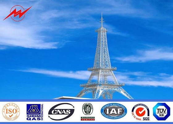 High Voltage Galvanized Steel Electric Monopole Telecommunication Tower