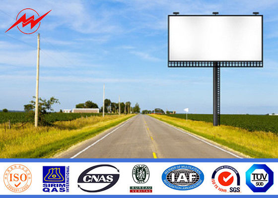 10mm Commercial Digital Steel structure Outdoor Billboard Advertising P16 With LED Screen