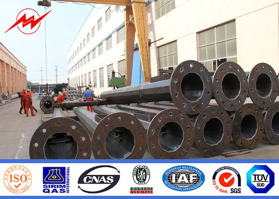 Explosion - proof Overpass High Mast Pole , 40m Toll - Station / Square Light Poles