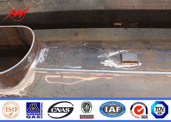 Endurable Round Hot Dip Galvanized Steel High Mast Light Pole For Square