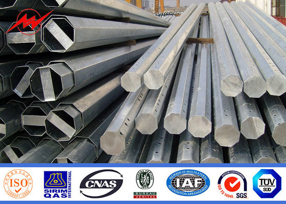 AWSD 1.1 Round 11m 400daN Steel Utility Pole for Electrical Distribition