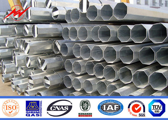 AWSD 1.1 Round 11m 400daN Steel Utility Pole for Electrical Distribition