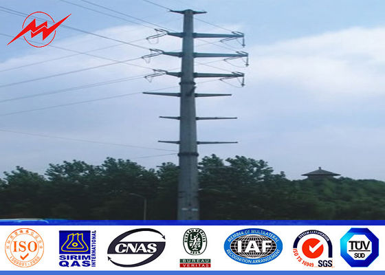 Professional Grade Three 128kv electric Steel Utility Pole 65ft 1000kg load