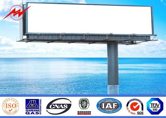 Commercial Digital Steel Structure Outdoor Billboard Advertising, 6M Wysokość 10nm Grubość