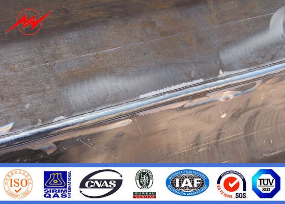 35m Multi - Pyramidal High Mast Pole Sports Light Poles Conoid Poly