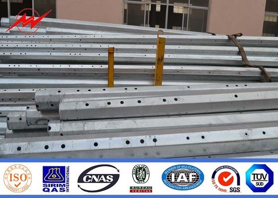 Steel Terminal Transmission Line Poles Taper Or Polygonal Shape
