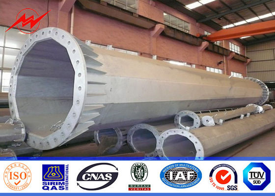 16-stronna stalowa monofoniczna wieża mikrofalowa do ruchomej linii transmisyjnej