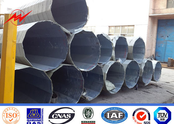 Galvanized Electrical Power Pole Electricity Distribution Steel Transmission Pole