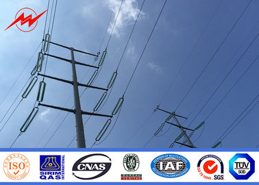 Słupy do przenoszenia mocy ze stali ocynkowanej 2,5 mm 69KV Spawanie łukiem stożkowym