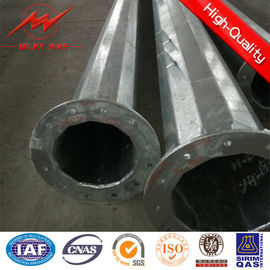 13m Stalowy tymczasowy słup elektryczny dystrybucji mocy z połączenia lub raz formowania