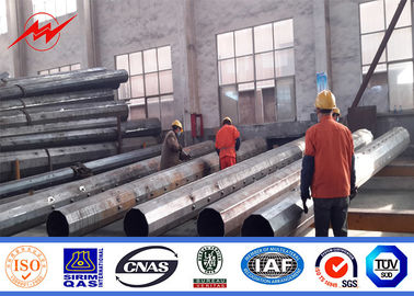 220KV 10-100M cynkowana na gorąco stalowa rura słupkowa dla przemysłu elektrycznego