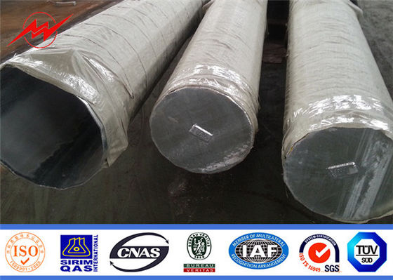 13.8KV Philippines Galvanized Electrical Power Steel Power Tubular Pole