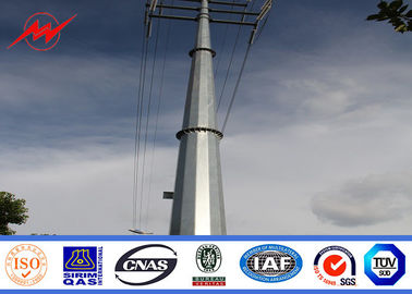 ASTM A36 Stalowy słup o średnicy 5 mm, cynkowanie ogniowe z oświetleniem elektrycznym