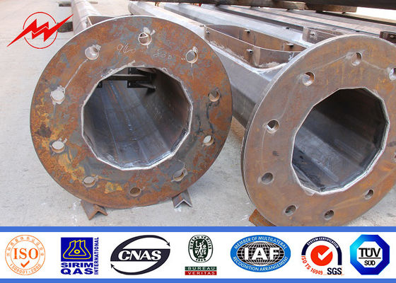 Hot Dip Galwanizowane Malowanie Wysoki maszt Tower Communication Steel Anten Monopole