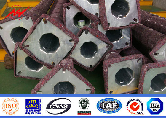 Q235 Singal Arm Steel Wysoki maszt Light Pole 6 metrów z 15-letnim czasem gwarancji
