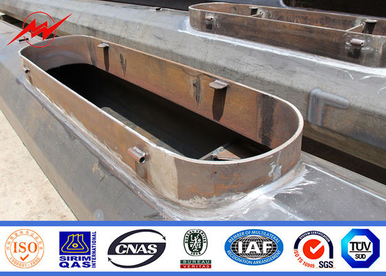 Kolumna oświetleniowa 35M z ocynkowanej wysokiej masztu słupkowego ze wspornikiem lampy kwadratowej