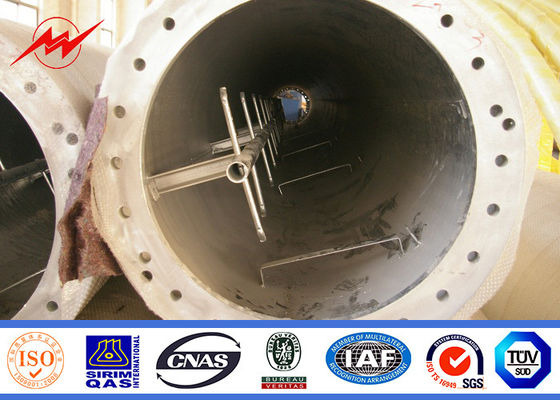 60M Professional Monopole Telecom Tower Z ASTM A123 Galwanizacja Standard