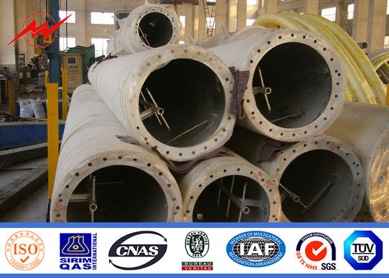 60M Professional Monopole Telecom Tower Z ASTM A123 Galwanizacja Standard