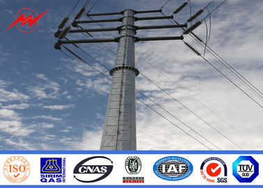 15M 1200 Dan Stalowy słup energetyczny, rurowy słup stalowy z galwanizacją powierzchni