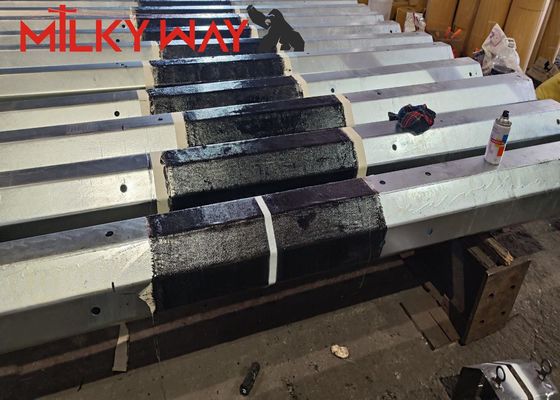 1250 Dan 11.8M 8 Stron Elektryczny słup zasilania 4mm Grubość Bezpośrednie zakopanie ASTM A123 Standardy galwanizacji