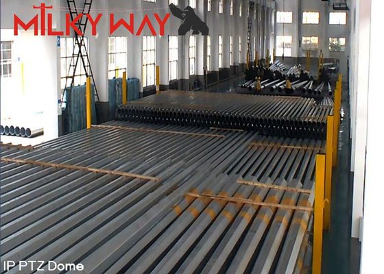 1250 Dan 11.8M 8 Stron Elektryczny słup zasilania 4mm Grubość Bezpośrednie zakopanie ASTM A123 Standardy galwanizacji