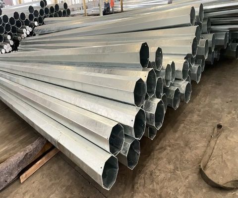 9m Galwanizowany ośmiokątny słup 440daN Obciążenie dla dystrybucji energii