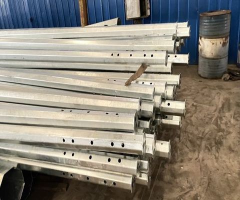 9m Galwanizowany ośmiokątny słup 440daN Obciążenie dla dystrybucji energii