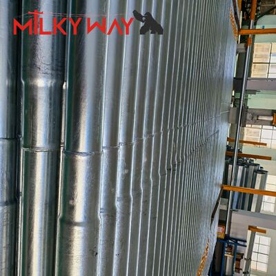 11-metrowy, ocynkowany ogniowo, ośmiokątny słup dystrybucji energii z normą spawalniczą AWS D1.1