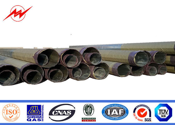 33 Kv Tower Electric Galvanized Tubular Steel Pole 10-220kv Transmission Power Line