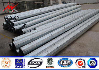 7.5M Light 1KN Load Steel Power Polak, Power Transmission Pole 450Mpa Min Yield Stress