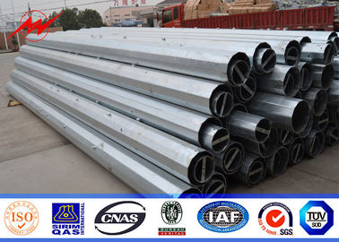 7.5M Light 1KN Load Steel Power Polak, Power Transmission Pole 450Mpa Min Yield Stress