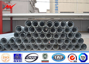 7.5M Light 1KN Load Steel Power Polak, Power Transmission Pole 450Mpa Min Yield Stress