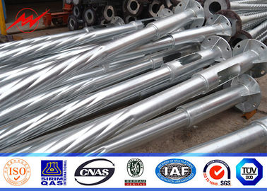 7.5M Light 1KN Load Steel Power Polak, Power Transmission Pole 450Mpa Min Yield Stress