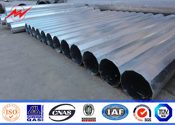 Galwanizowana 70-metrowa dystrybucja słupów elektrycznych dla projektu Filipiny 132kv 69kv