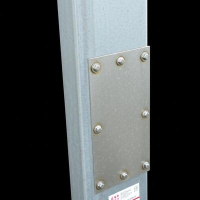 Wbudowany instalacja stalowy słup zasilania z AWS D1.1 Standard spawania dla linii przesyłowych 10-550kV