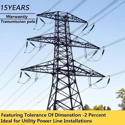 15LAT Z gwarancją Biegun przesyłowy o tolerancji wymiarów -2 procent Idealny do instalacji linii elektroenergetycznych