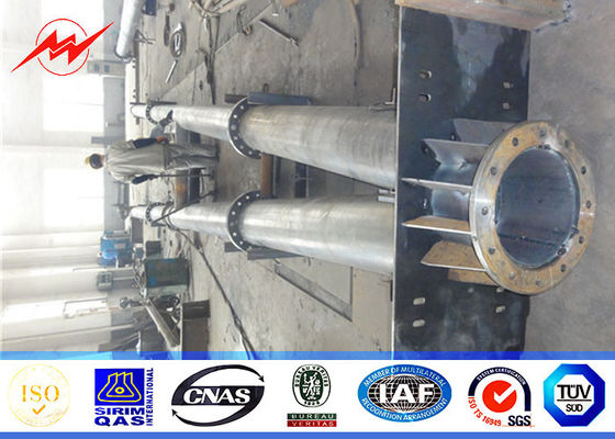 Stalowy kształt kątowy Wieże rurowe Power Transmission Substation Power Pole