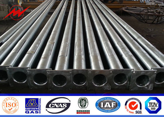 Ośmioboczna zewnętrzna lampa uliczna Słupki od 5M do 15M z podwójnym ramieniem o średnicy 60 mm