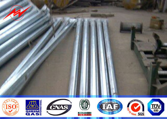 Ośmioboczna zewnętrzna lampa uliczna Słupki od 5M do 15M z podwójnym ramieniem o średnicy 60 mm