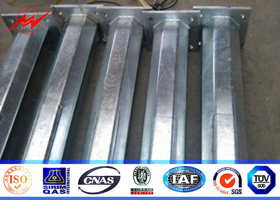 Ośmioboczna zewnętrzna lampa uliczna Słupki od 5M do 15M z podwójnym ramieniem o średnicy 60 mm