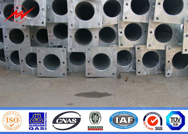 Ocynkowane jednoramienne słupy oświetlenia ulicznego Q235 ze stożkowym ramieniem światła o długości 3M