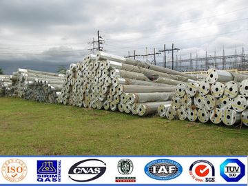Słup dystrybucyjny zasilania 35FT dla projektu Filipiny o kształcie ośmiokąta