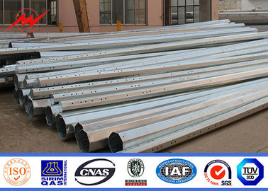 Słup stalowy ocynkowany ogniowo o grubości 25FT i grubości 2,5 mm Filipiny Standard NEA