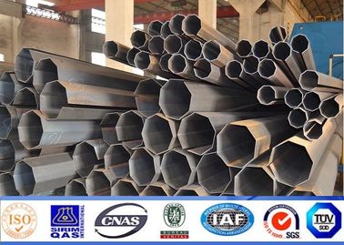 Ośmiokątny 10 m 18 m Q235 ocynkowany metalowy słup