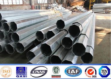 Ośmiokątny 10 m 18 m Q235 ocynkowany metalowy słup