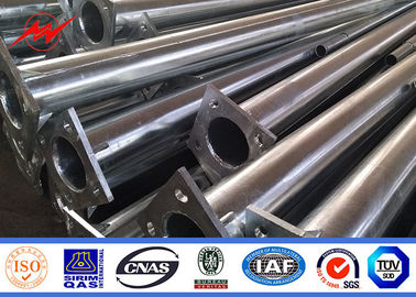 Okrągłe ośmiokątne słupy oświetlenia ulicznego 12m ze stali ocynkowanej do oświetlenia obszarów