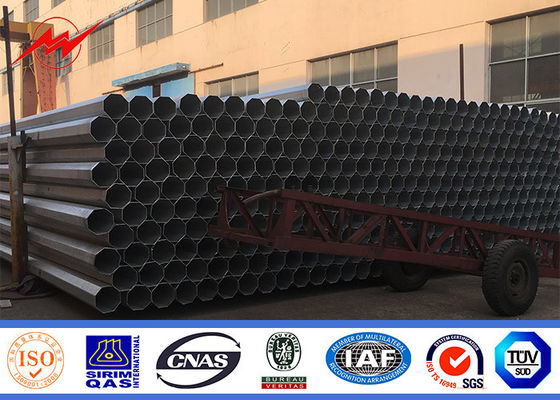 NAPORCOR Bitum 11m słup elektryczny do projektu napowietrznego na Filipinach