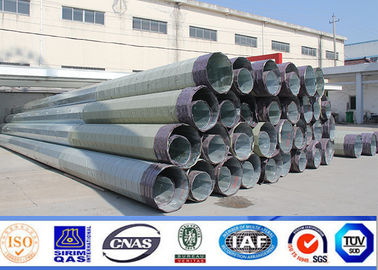 16m 2500dan Galwanizacja Stalowy Wieża Biegun 90ft Afryka Transmisja Linia Metal Post